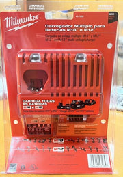MILWAUKEE CARGADOR DE MULTIPLES VOLTAJES M12 Y M18