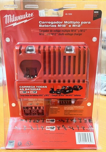 MILWAUKEE CARGADOR DE MULTIPLES VOLTAJES M12 Y M18