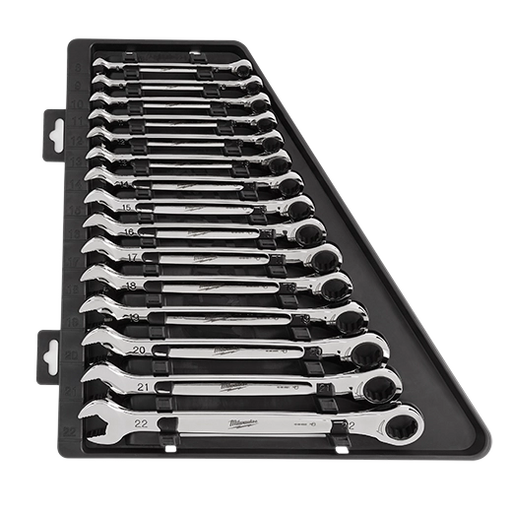 MILWAUKEE LLAVES DE TRINQUETE DE COMBINACION RATCHET METRICAS 15