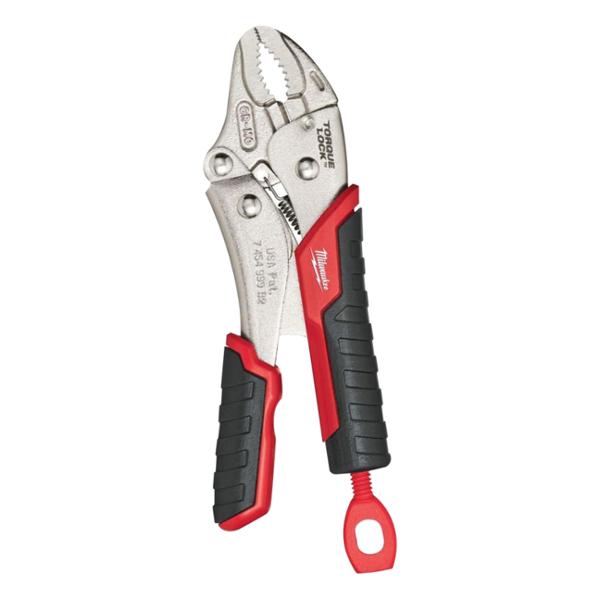 MILWAUKEE PINZAS DE PRESION TORQUE LOCK MANDIBULA CURVA 5"