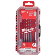 MILWAUKEE JUEGO DE 7 PIEZAS BROCAS CON PUNTA CARBURO P/CONCRETO