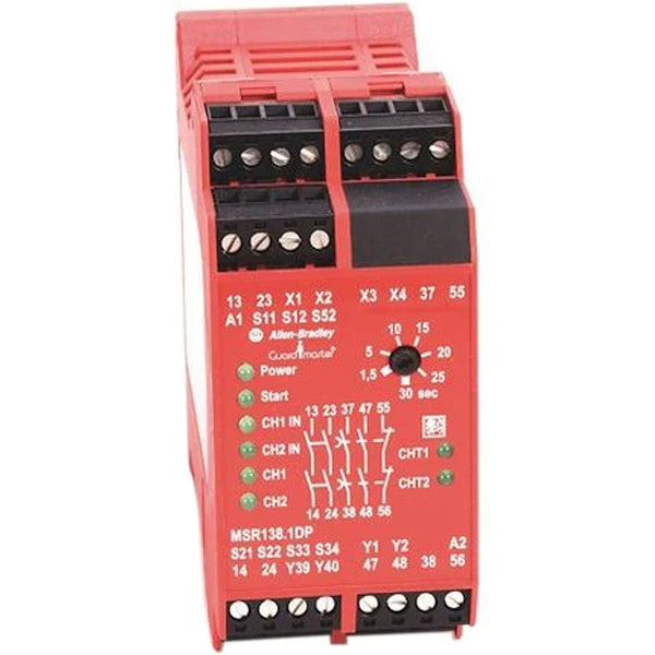 ALLEN BRADLEY GUARDMASTER SAFETY RELAY 24V MSR138.1DP