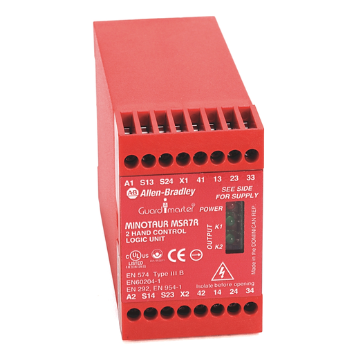 ALLEN-BRADLEY GUARDMASTER MSR125HP 2 HAND SAFETY RELAY