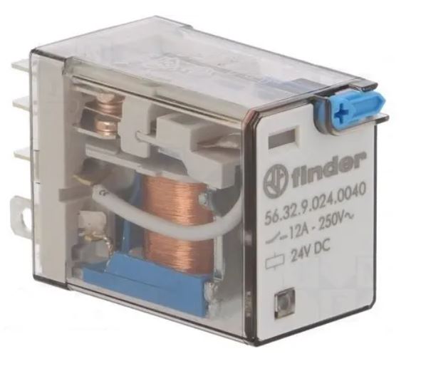 FINDER MODULO DE RELE DE POTENCIA DE MONTAJE 2CC 230VAC 10 A