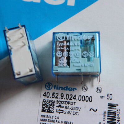 FINDER RELEVADOR MINI 8AMP 110VCD 2P2T 8 PIN
