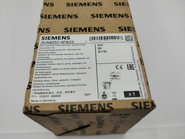 SIEMENS ACCIONAMIENTO GIRATORIO P/PUERTA P/3VA1 250