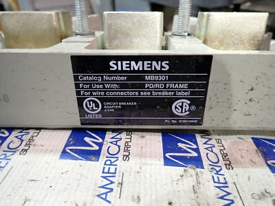 SIEMENS LABELING PLATE FOR COVER FRAME ACCESORY FOR COVER FRAMES