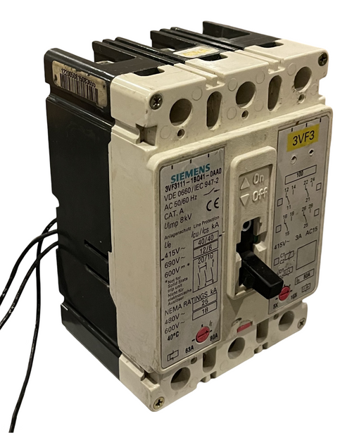 SIEMENS 3VA5 UL INT 3P 1200A 65kA A 480VAC