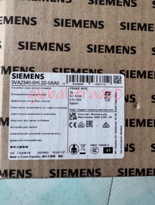 SIEMENS INT TERMOMAG 3VA2 IEC 3P 160-400A 200kA 415VAC ETU320
