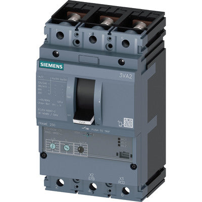 SIEMENS INTERRUPTOR 3P 160A Icu=55kA