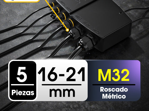 SIEMENS CONECTOR M12 4P PARA ENTRADA DE CABLES M20/M25 P/CAJA PLA