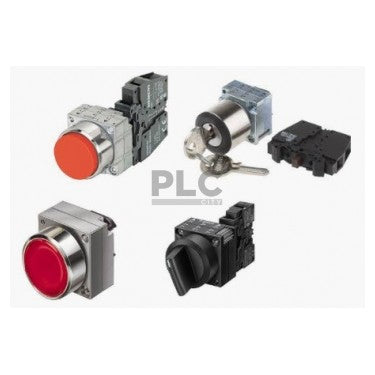 SIEMENS 3SB3 BOTON PULSADOR 22MM METAL VERDE RASANTE 1NA