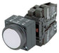 SIEMENS 3SB3 BOTON BLANCO PULS. ILUM. 120VCC-CA 1NA+1NC