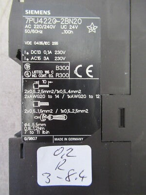 SIEMENS TEMPORIZADOR MULTIFUNCION 0.05s-100h 12-240VUC