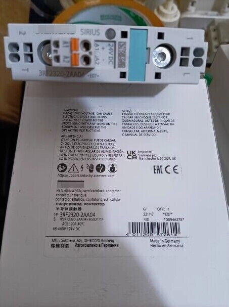 SIEMENS RELE ESTATICO 20A 48-460V DC 24V