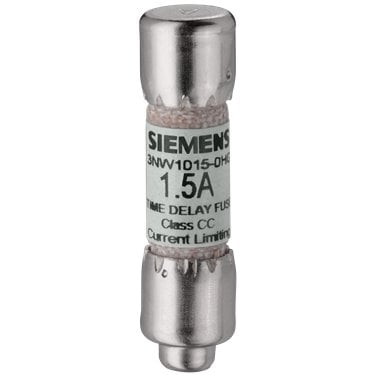 SIEMENS SENTRON CARTUCHO FUSIBLE CILINDRICO CLASE CC 5A LENTO