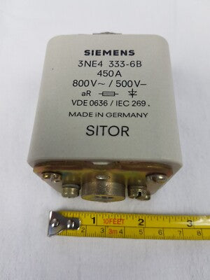 SIEMENS SITOR FUSE-LINK 450A 800VAC FOR 6QG20