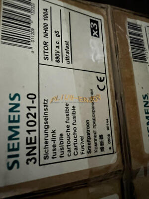 SIEMENS FUSIBLE SITOR NH00 100A Gs 690V