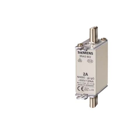 SIEMENS FUSIBLE LV HRC SIZE 00 20A 500V