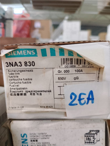 SIEMENS CARTUCHO FUSIBLE NH000 20A 500V