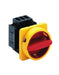 SIEMENS INT ROTATIVO 4P 25A ROJO/AMARILLO