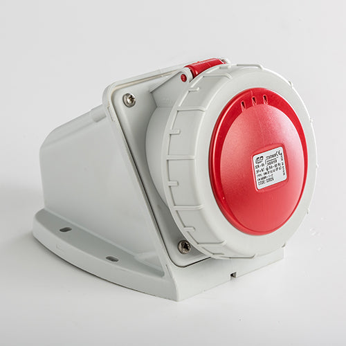 IDE BASE MURAL ENCLAVAMIENTO 32AMP 3P+T 400V 6H ROJO