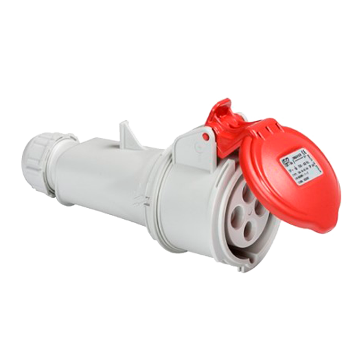 IDE BASE AEREA 16AMP 3P+T 400V 6H IP66-67 ROJO