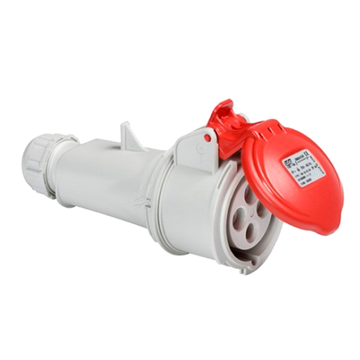 IDE BASE AEREA 16AMP 3P+T 400V 6H IP66-67 ROJO
