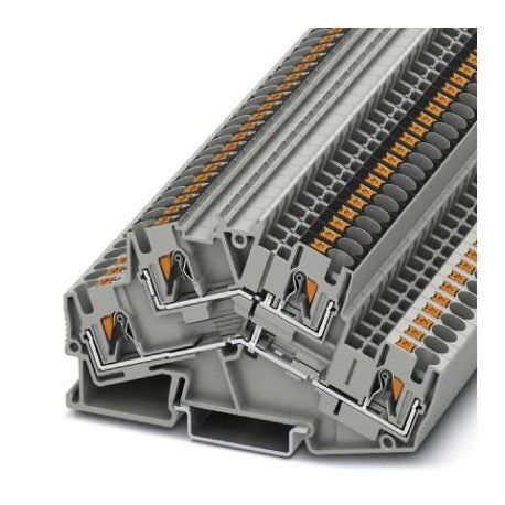 PHOENIX CONTACT BORNE DE DOBLE PISO 800V 28A PUSH-IN 0.2-6MM2 GRI