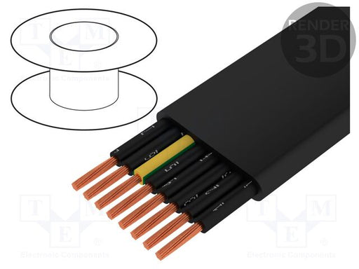 TKD CABLE PLANO TKD TIPO FESTOONTEC H07VVH6-F DE 4G10MM