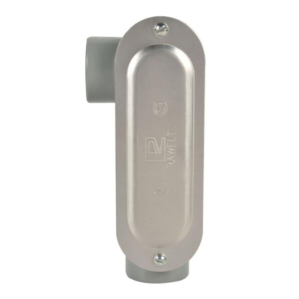 RAWELT CAJA OVAL PVC 1"