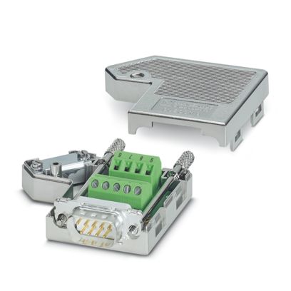 PHOENIX CONTACT CONECTOR DB9 MACHO C/CARCASA SUBCON 9/M-SH