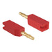 STEREN CONECTOR BANANA APILABLE ROJO