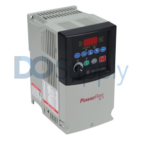 ALLEN BRADLEY POWERFLEX 40 VFD DRIVE 1HP 0.75KW 180-264VAC