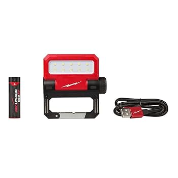 MILWAUKEE LAMPARA GIRATORIA CON USB RECARGABLE