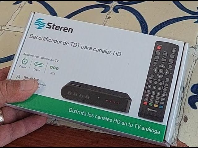 STEREN DECODIFICADOR DE TV DIGITAL ALTA DEFINICION