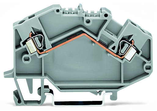 WAGO TOPJOB 2-CONDUCTOR THROUGH TERMINAL BLOCK GRAY