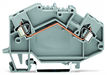WAGO TOPJOB 2-CONDUCTOR THROUGH TERMINAL BLOCK GRAY