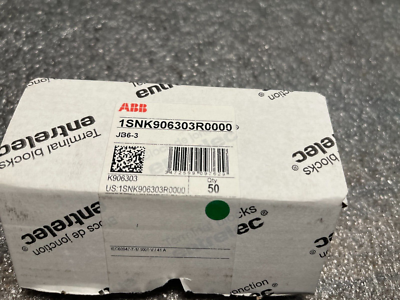 ABB JB6-3 PUENTE NARANJA 3 POLOS P/CLEMAS SNK PASO 6MM MTJE SUPERIOR 41A/1000V AISLADO