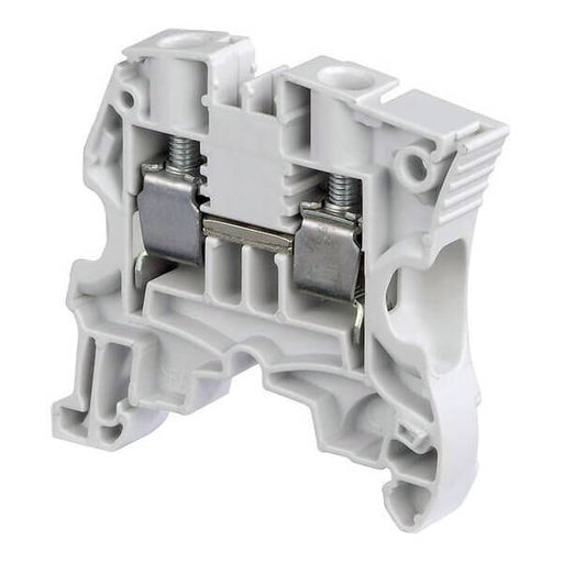 ABB ZS10 CLEMA DE PASO 6MM #6 AWG/10MM2 GRIS 57A/1000V TORNILLO SNK USAR TAPA ES4