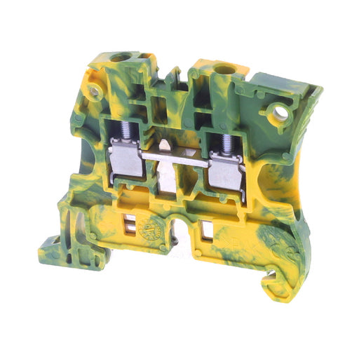 ABB ZS4-PE CLEMA DE TIERRA 5.2MM #12 AWG/4MM2 VERDE-AMARILLO TORNILLO SNK TAPA OPCIONAL ES4