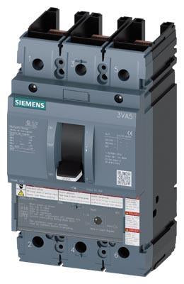 SIEMENS INT TERMOMAG 3VA 125A 3P 25KA 480VAC S/ZAPATAS