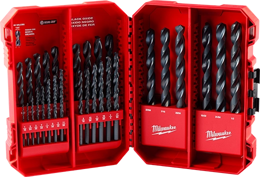 MILWAUKEE JUEGO BROCAS THUNDERBOLT OXIDO NEGRO 29PCs