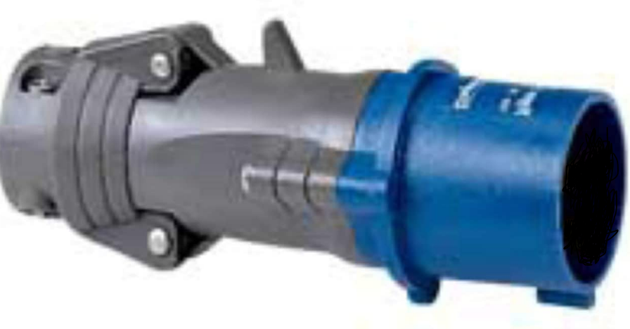 LEGRAND TOMA AEREA 3P+T 32A 200/250V 9H AZUL IP44 TEMPRA