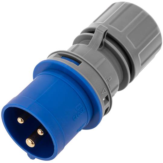 MARNO CLAVIJA AEREA 2P+T 16AMP 250V IP54 NEGRO