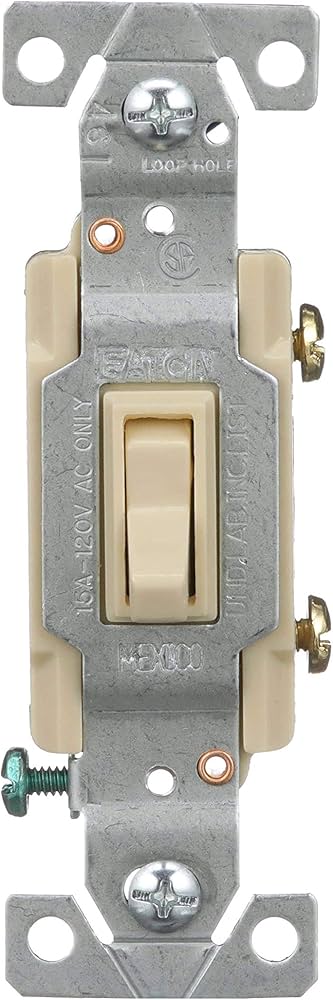 ARROW INTERRUPTOR SENCILLO DE PALANCA  BLANCO 15A 120V CA