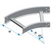 CROSSLINE CURVA VERTICAL EXTERIOR FONDO SOLIDO 6" R8