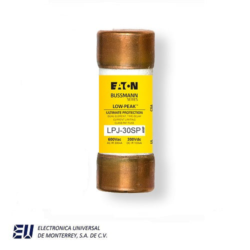 BUSS FUSIBLE CUBEFUSE CLASE J 25A C/PROTECCION 600V TCF-025