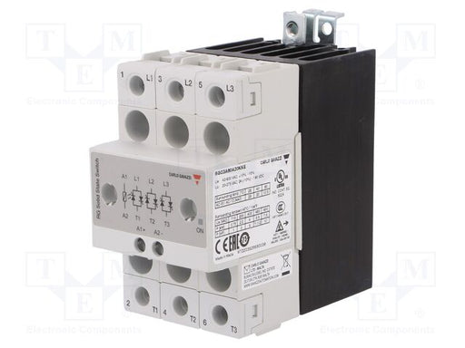 CARLO GAVAZZI CONTACTOR EDO SOLIDO 3F 20A 42-660V CTRL 20-275VUC