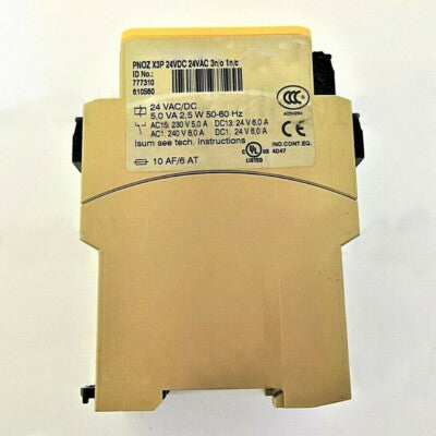 PILZ SAFETY RELAY PNOZ X3P 24V AC/DC